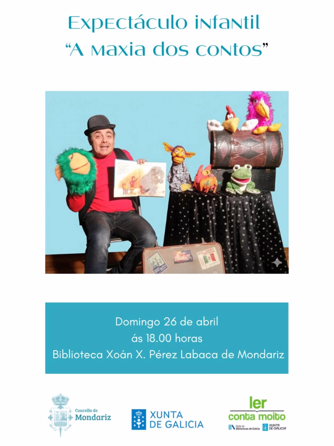 Espectáculo infantil: A maxia dos contos en Mondariz