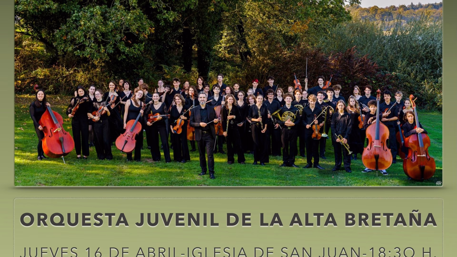 Concierto de la Orquesta Juvenil de la Alta Bretaña en Laguardia