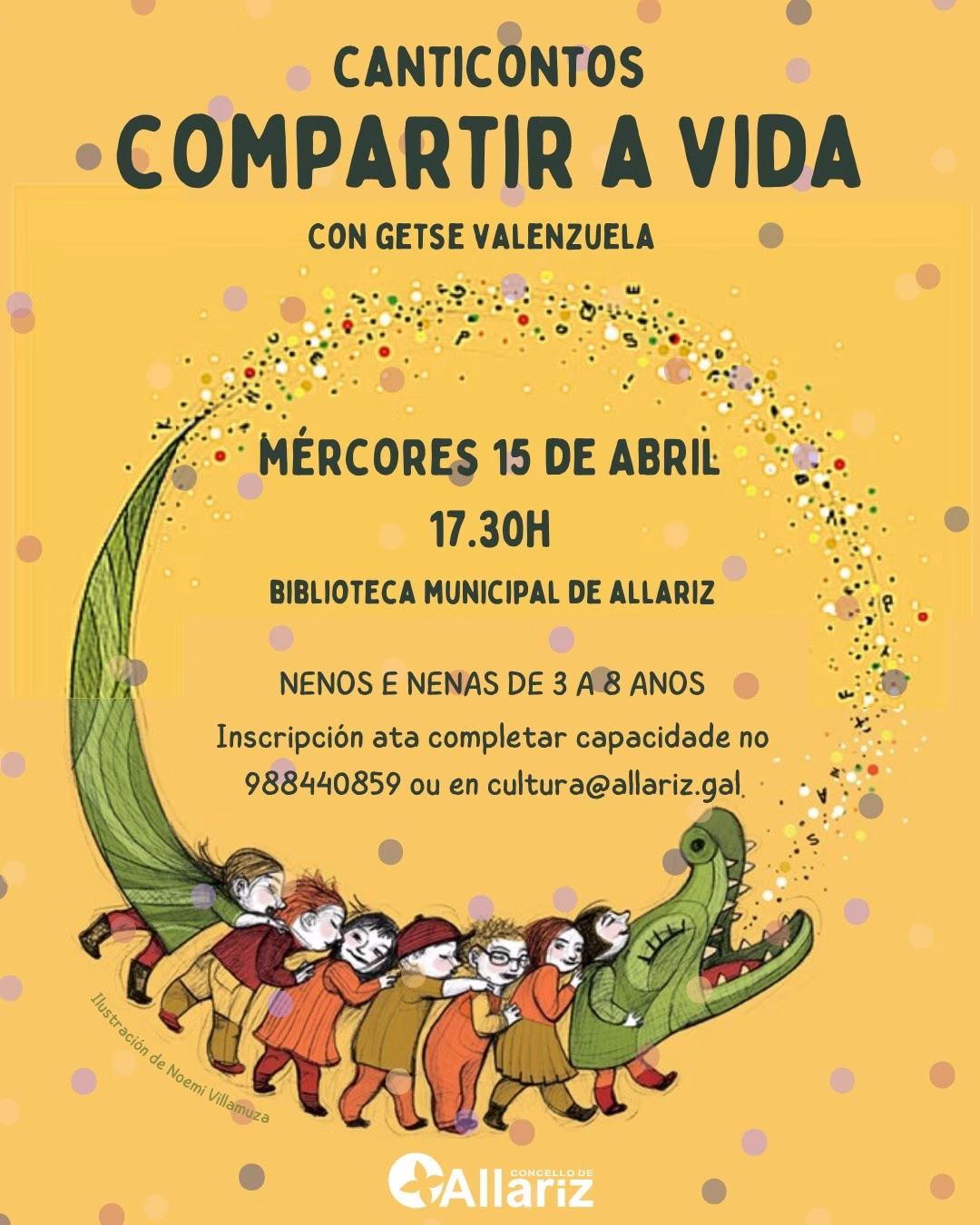 Canticontos “Compartir a vida” en Allariz