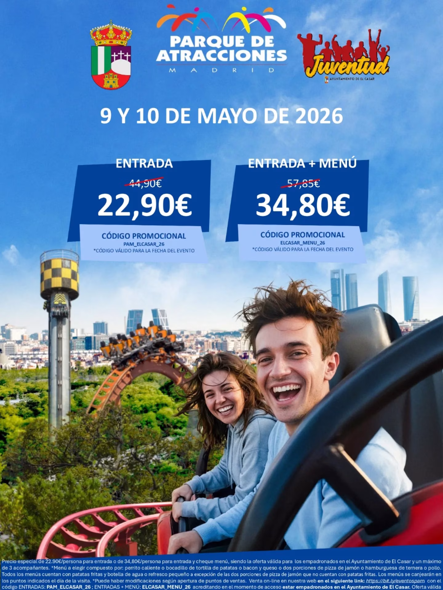 Planazo en el Parque de Atracciones de Madrid para empadronados de El Casar en El Casar