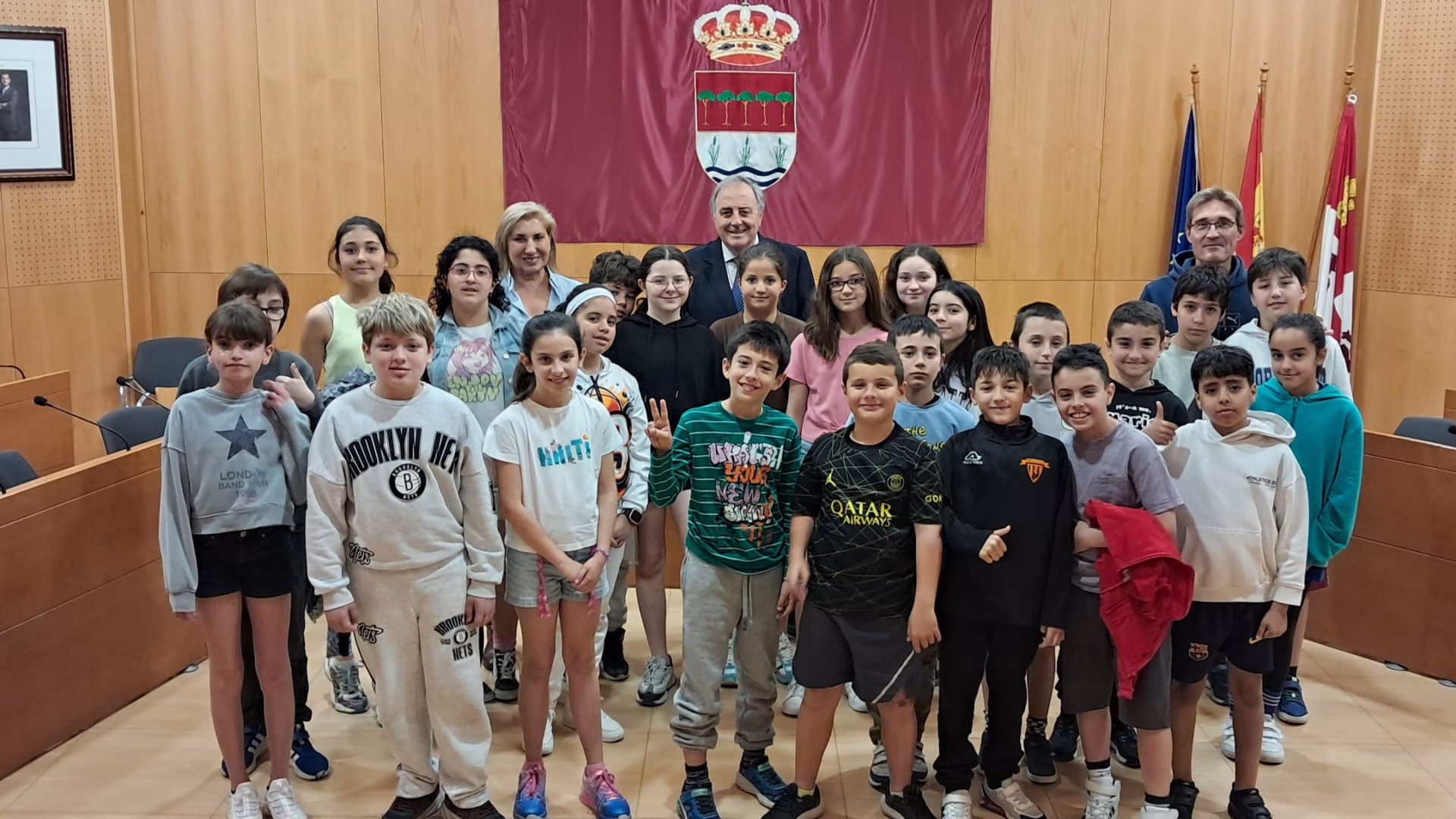 Visita educativa al Ayuntamiento de Laguna de Duero en Laguna de Duero
