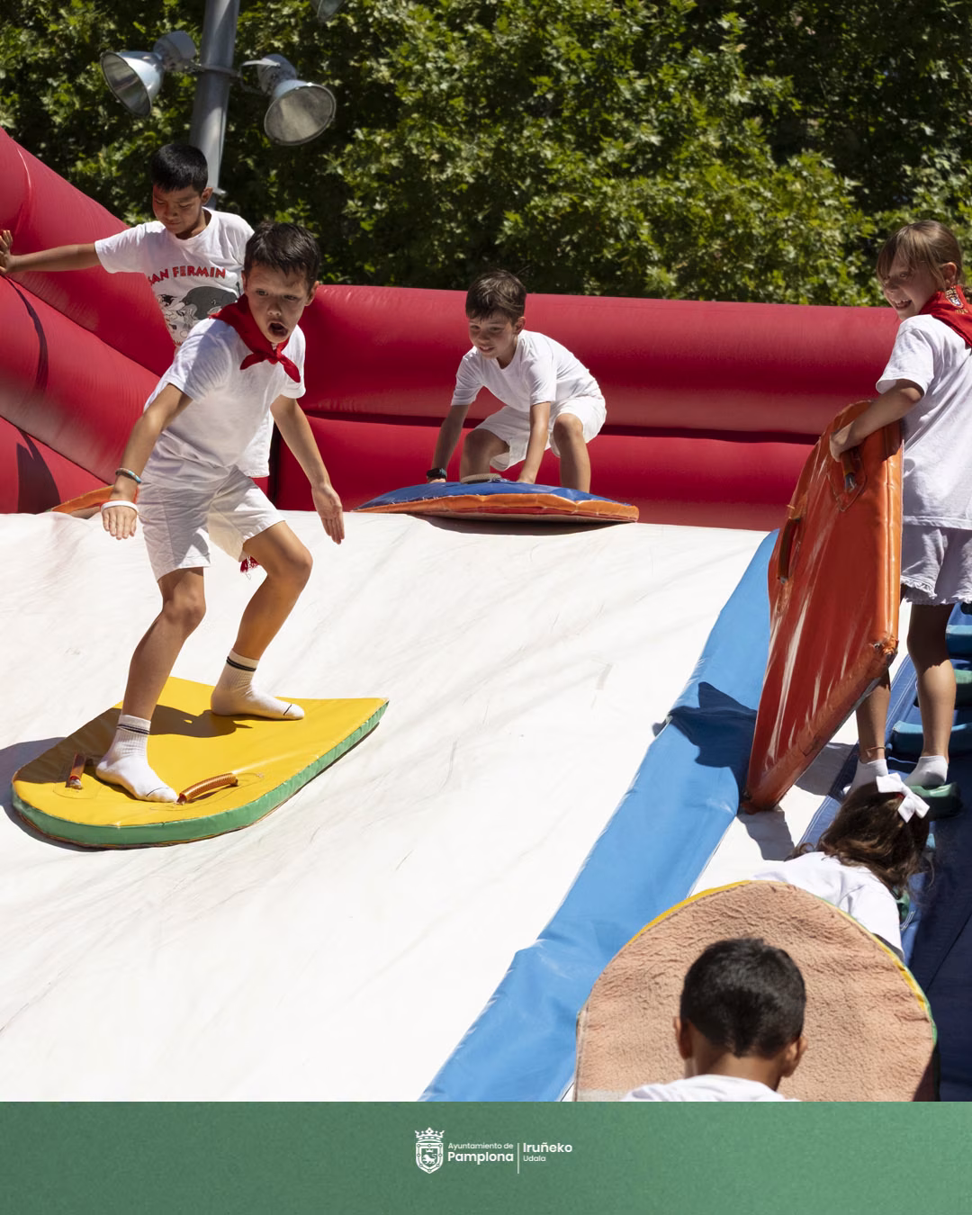 Menudas fiestas en Pamplona