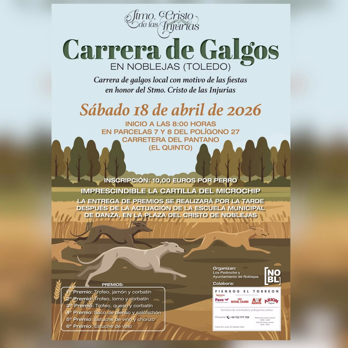 Fiestas en honor del Santísimo Cristo de las Injurias en Noblejas