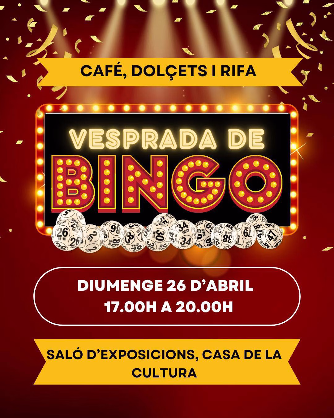 Vesprada de Bingo en Càrcer