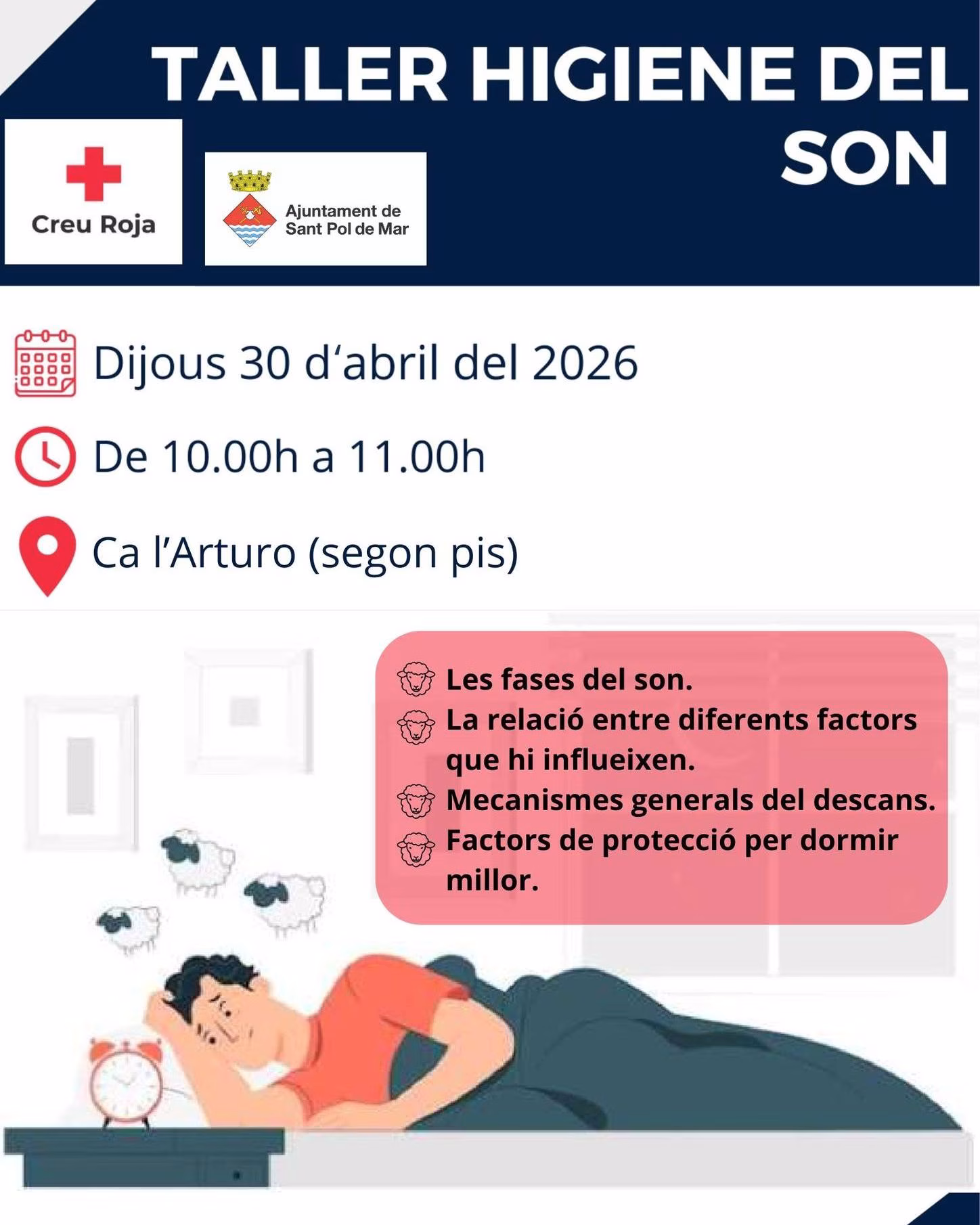Taller d'higiene del son en Sant Pol de Mar
