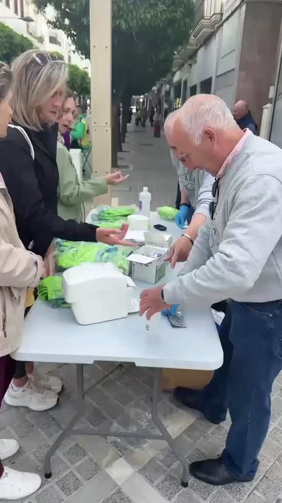 Control de glucosa en la Avenida España en Ubrique