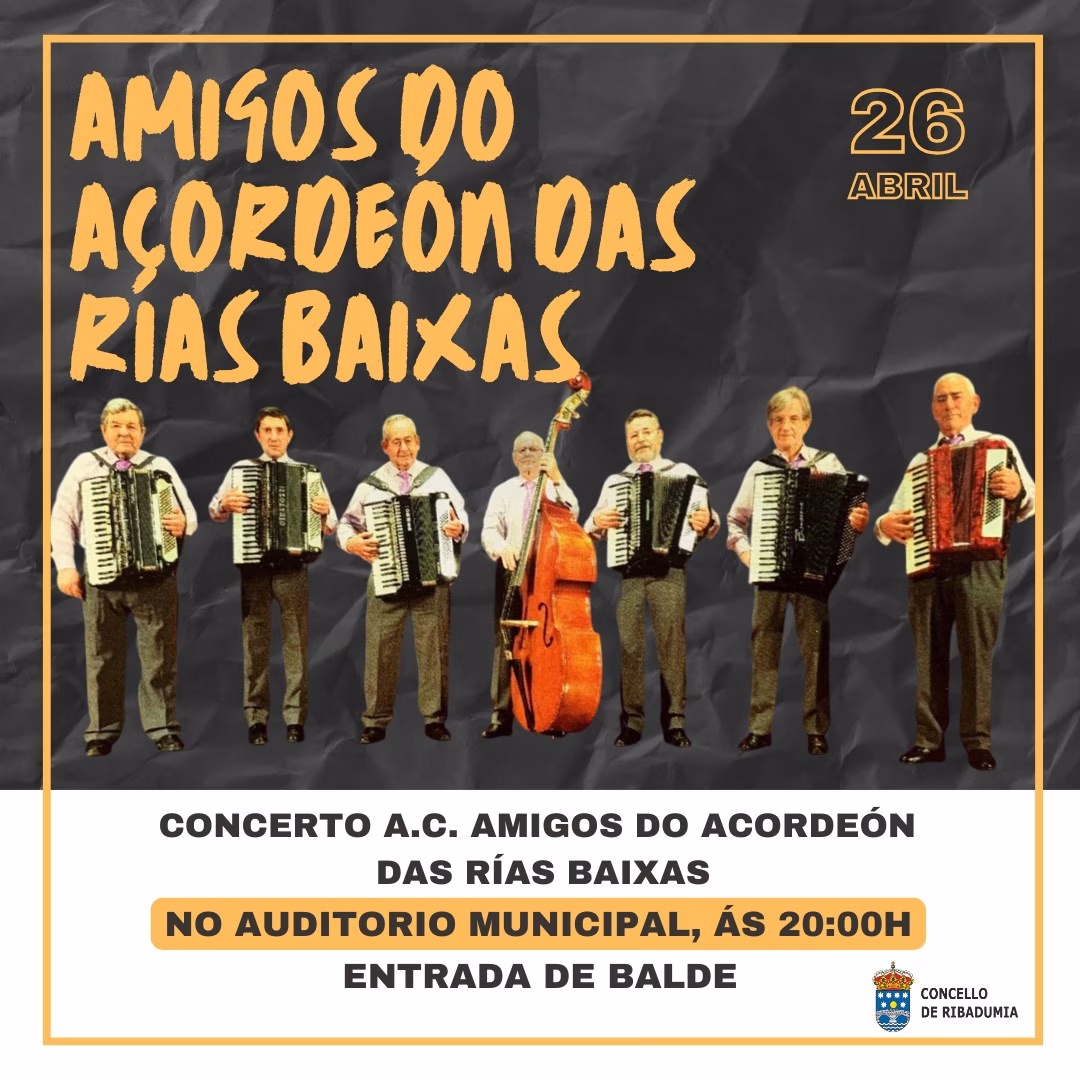 Concerto Amigos do Acordeón das Rías Baixas en Ribadumia
