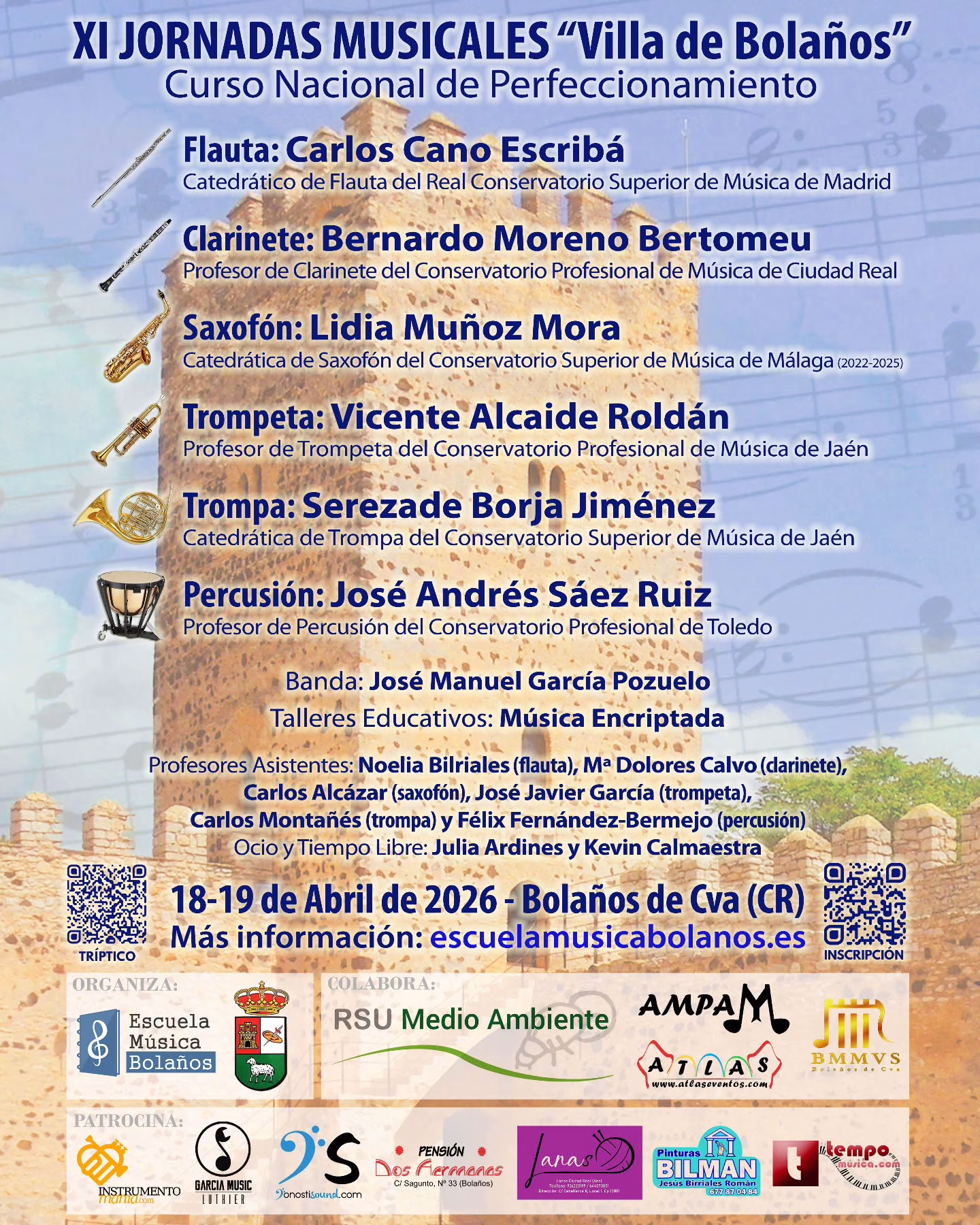 XI Jornadas Musicales "Villa de Bolaños" en Bolaños de Calatrava