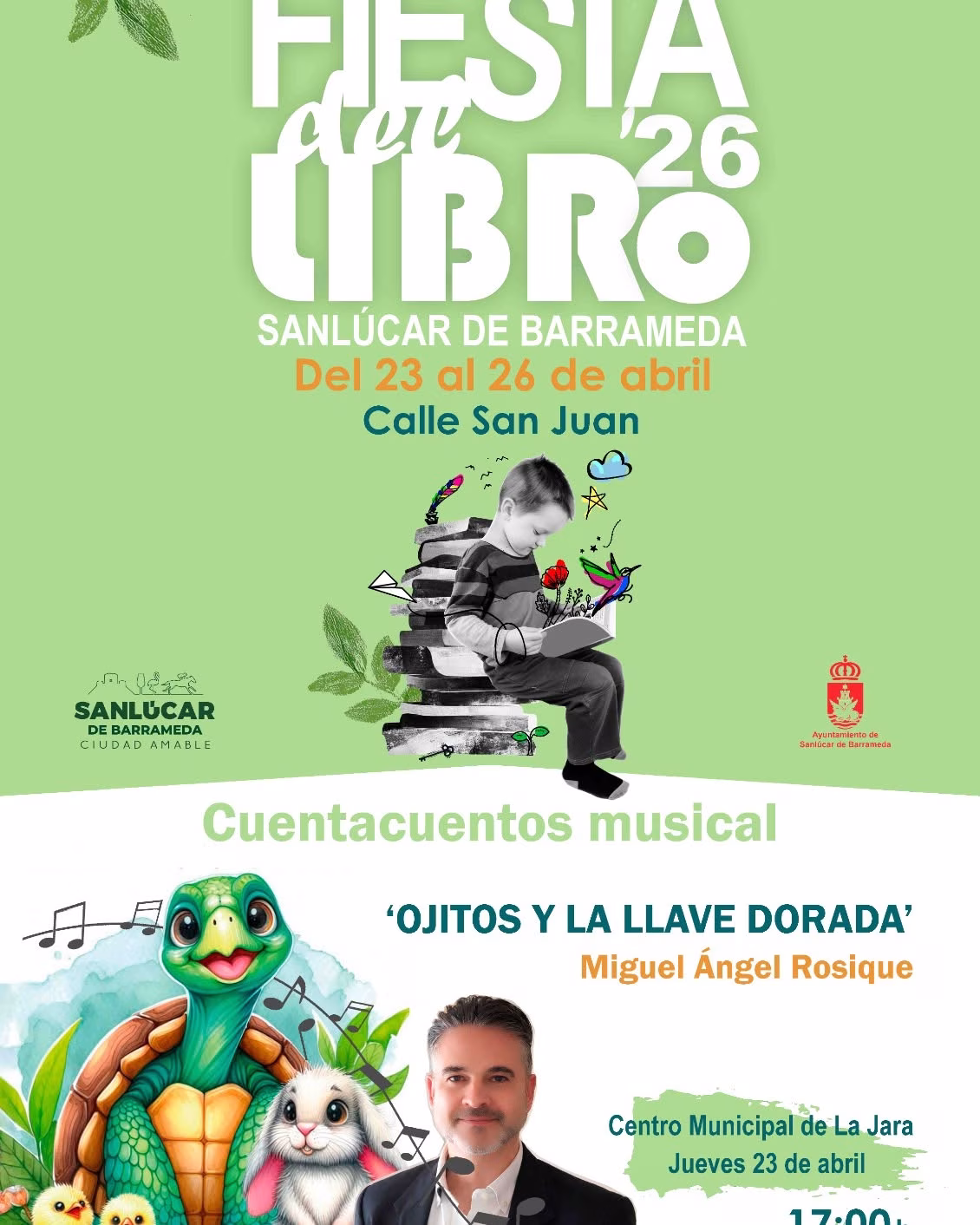 Fiesta del Libro 2026 en Sanlúcar de Barrameda