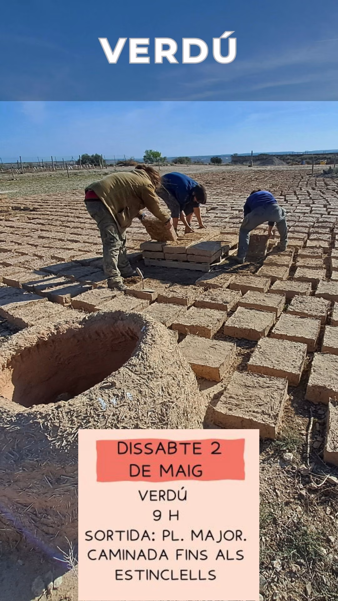 Visita guiada al Poblat ibèric Els Estinclells de Verdú i caminada en Verdú
