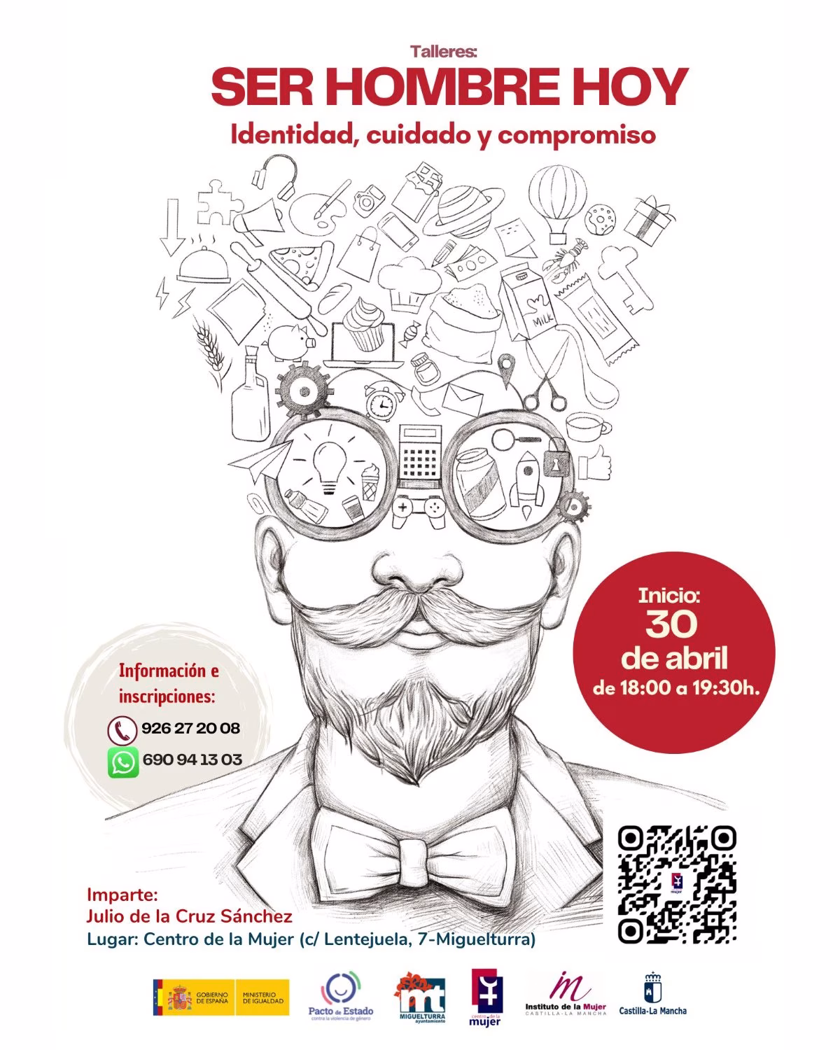 Taller 'Ser hombre hoy': Identidad, cuidado y compromiso (Sesión 1) en Miguelturra