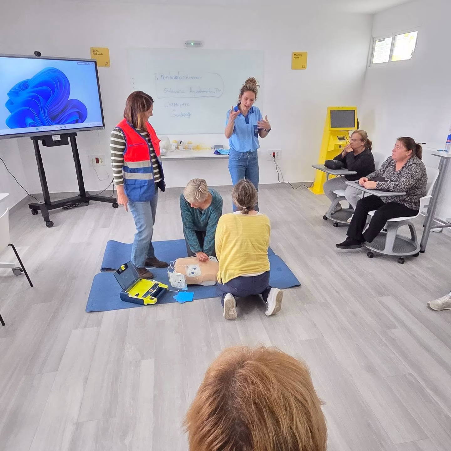 Taller de RCP y Soporte Vital Básico en Colmenar