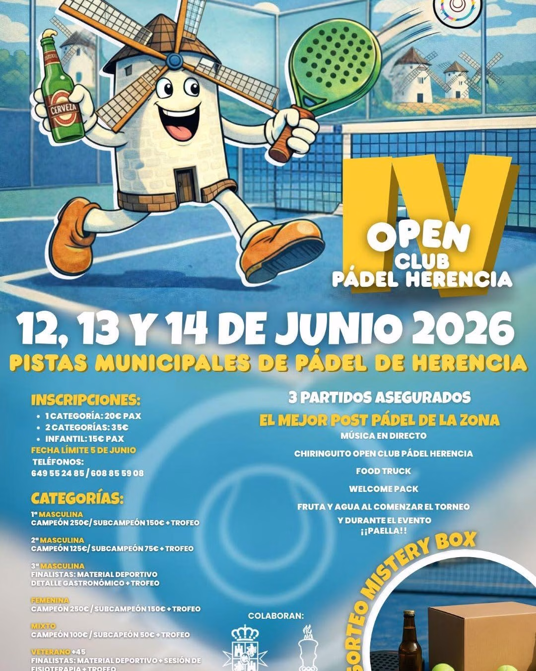 Open Club Pádel Herencia en Herencia