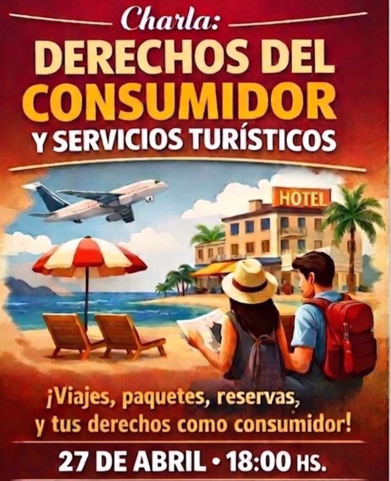 Charla: DERECHOS DEL CONSUMIDOR y servicios turísticos en Tacoronte