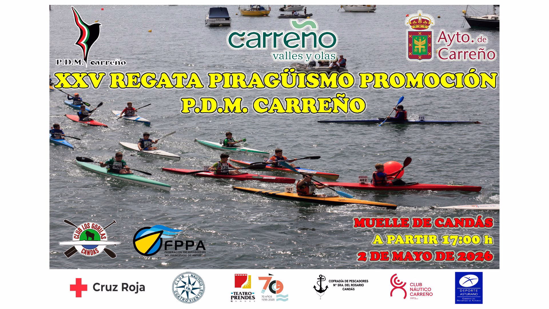 XXV REGATA PIRAGÜISMO PROMOCIÓN P.D.M. CARREÑO en Carreño