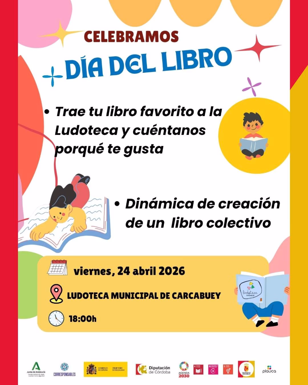 Día del Libro en la Ludoteca en Carcabuey