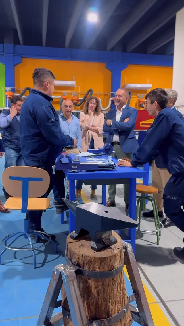 Visita institucional al ciclo de Soldadura y Calderería en Dos Torres en Dos Torres