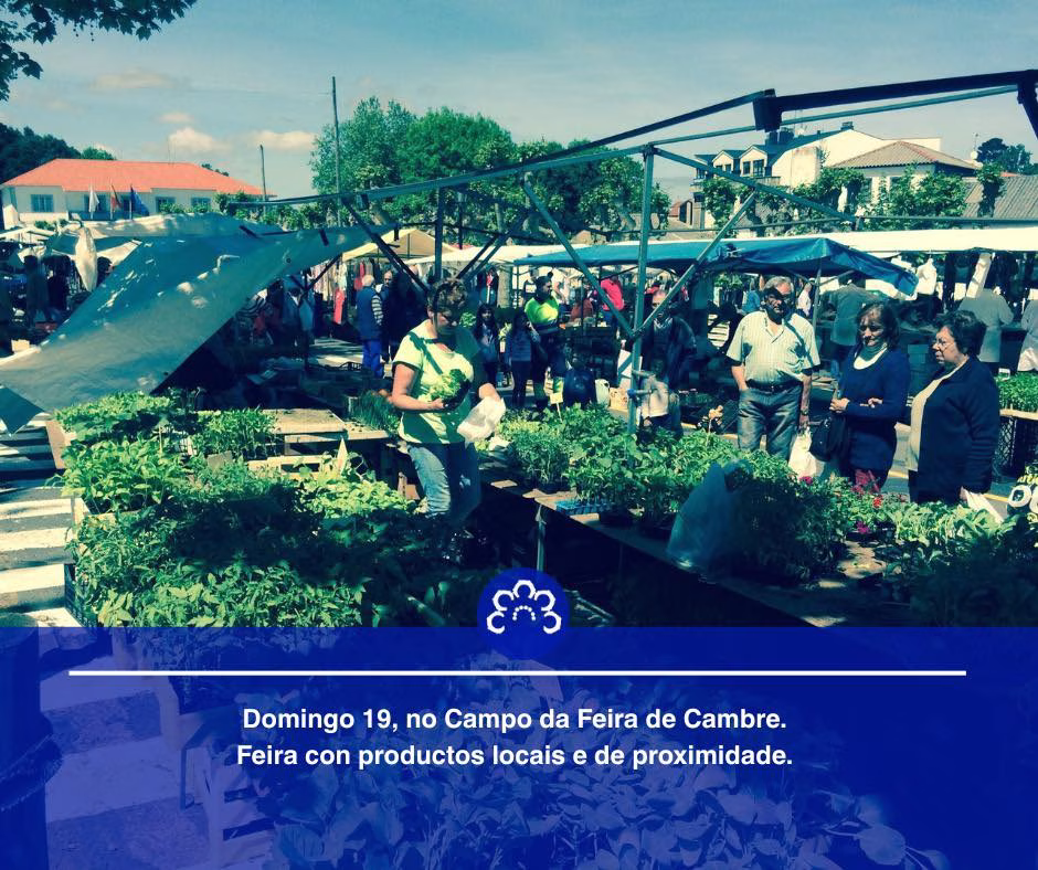 Feira de produtos locais e de proximidade en Cambre