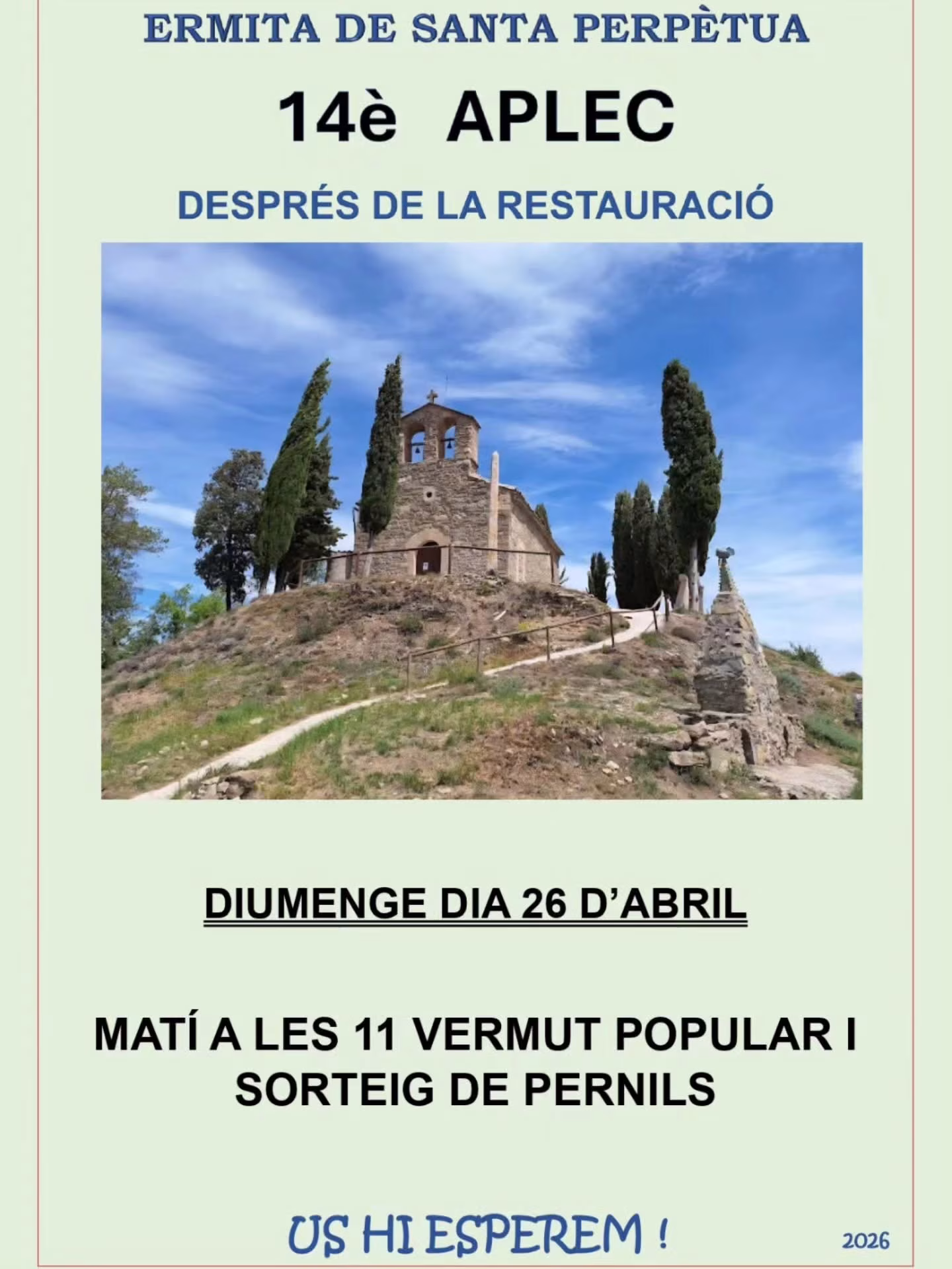 14è Aplec de l'Ermita de Santa Perpètua en Gurb