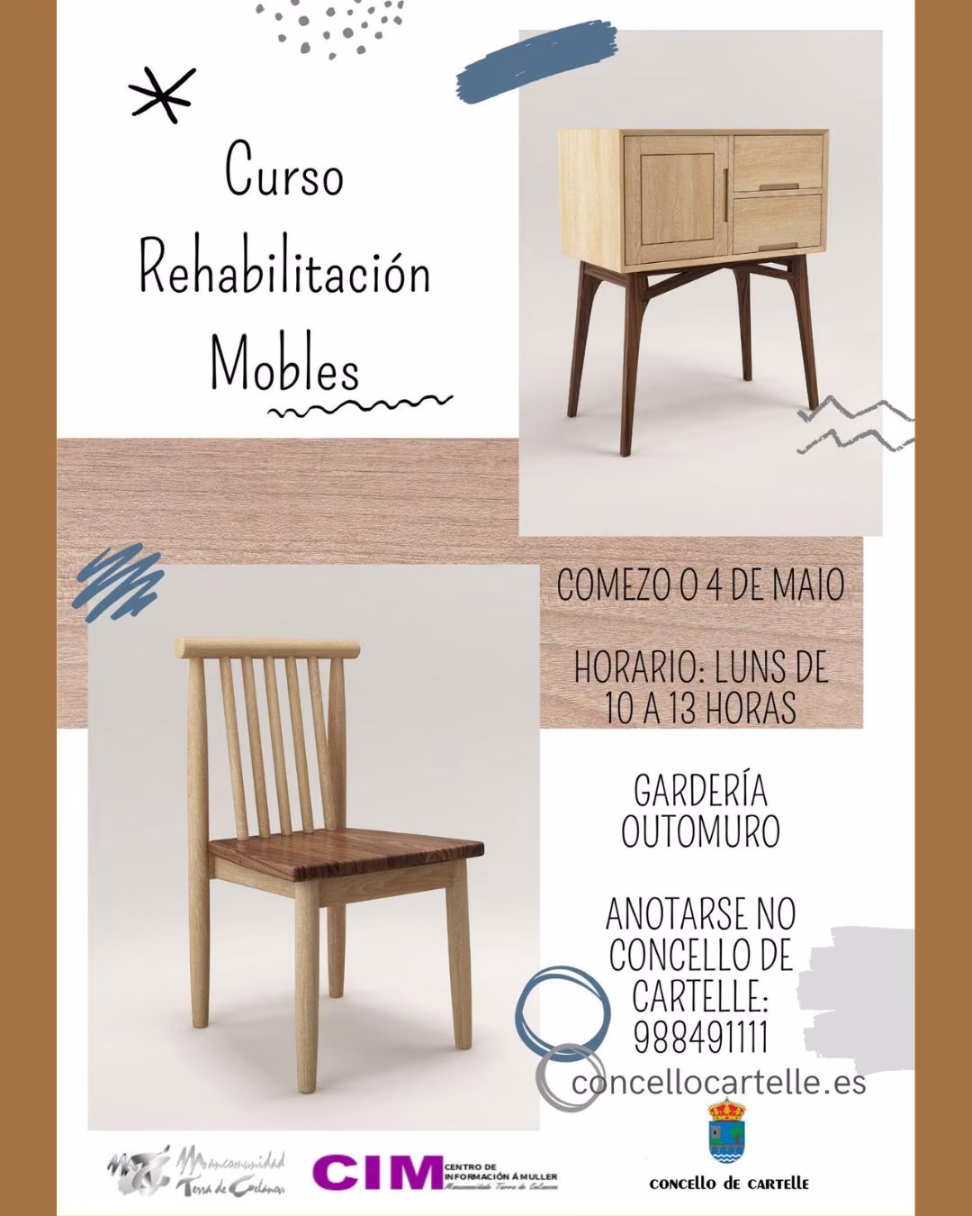 Curso de Rehabilitación de Mobles en Cartelle
