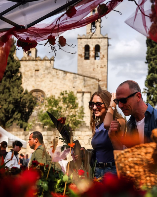 Diada de Sant Jordi en Sant Cugat en Sant Cugat del Vallès