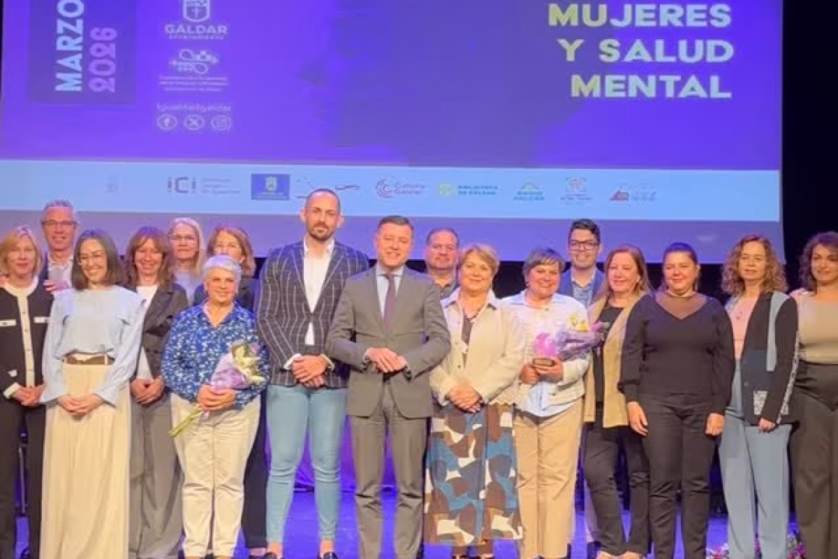 Cartel de Mujeres y Salud Mental en Gáldar