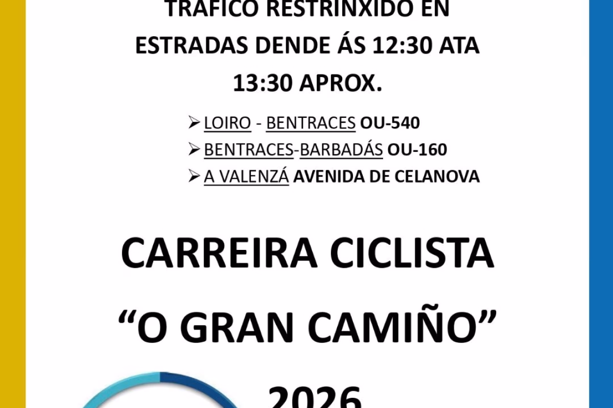 Carrera ciclista "O Gran Camiño" en Barbadás