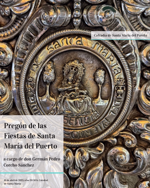Cartel de Fiestas patronales en honor a Nuestra Señora la Santísima Virgen del Puerto en Plasencia