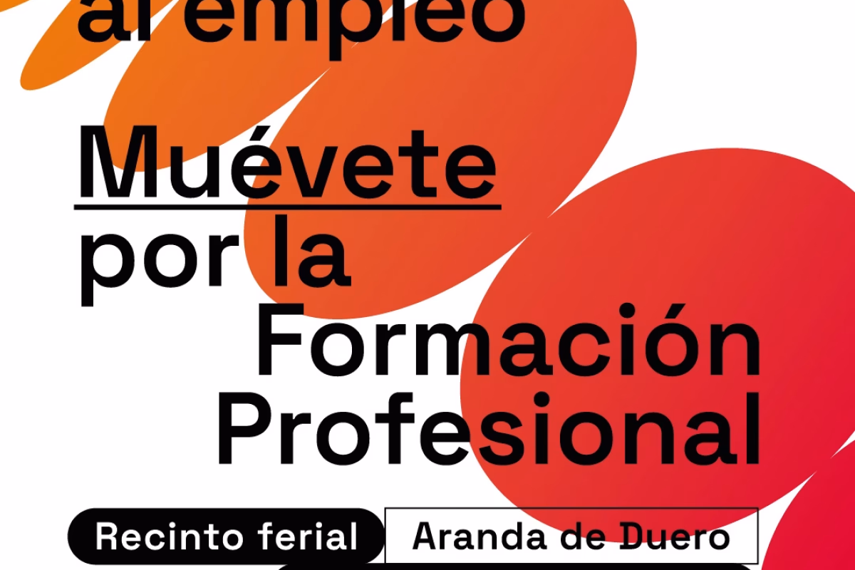 Cartel de Feria FP: Pasaporte al Empleo en Aranda de Duero
