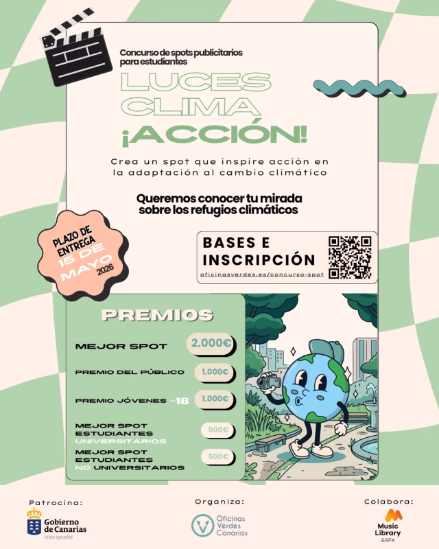 Concurso de spots 'Luces, clima, acción' en Tinajo
