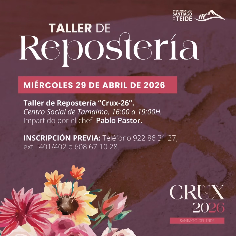 Taller de Repostería en Santiago del Teide