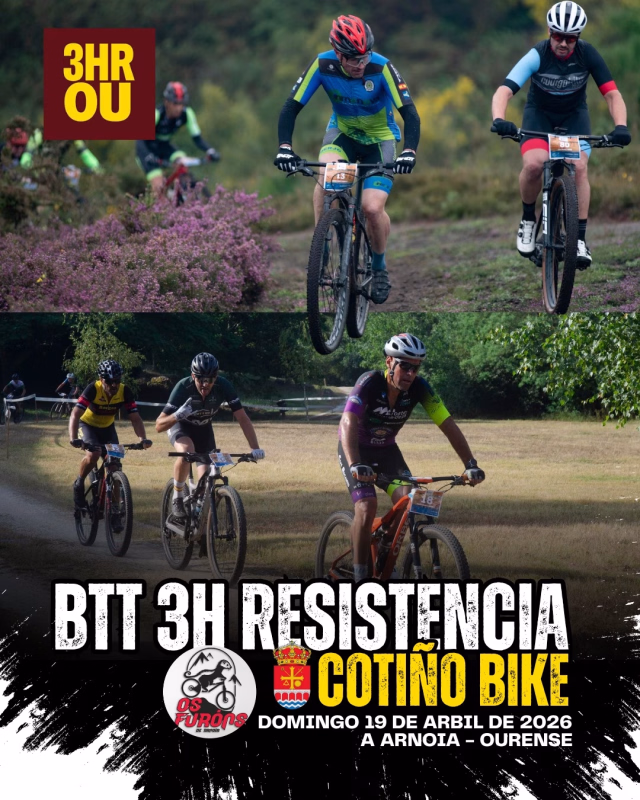 3H Resistencia Cotiño Bike 2026 en A Arnoia