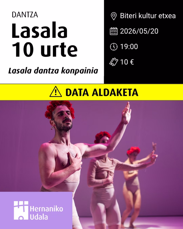 Lasala 10 urte en Hernani
