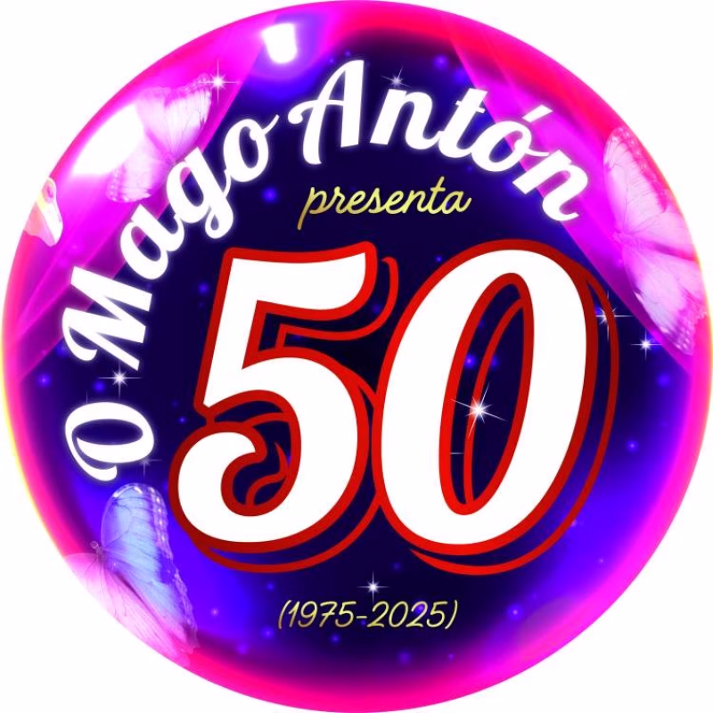 50 (1975 - 2025) - O Mago Antón en Pontedeume