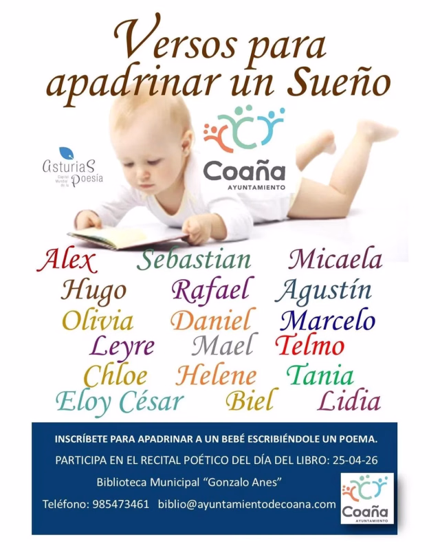Recital Poético del Día del Libro en Coaña