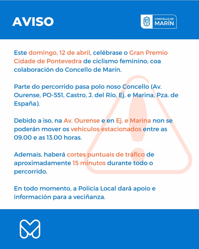 Gran Premio Cidade de Pontevedra de ciclismo en Marín
