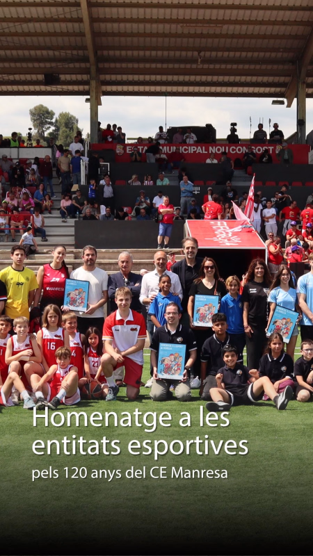 Celebración del 120º aniversario del CE Manresa y homenaje a entidades deportivas en Manresa
