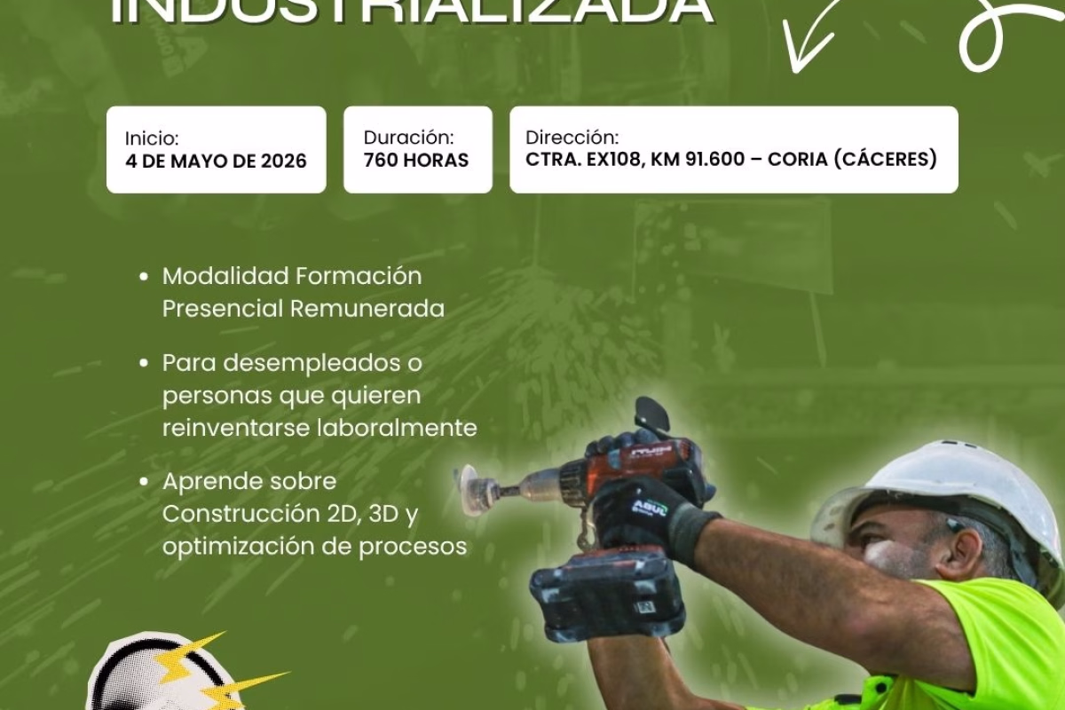 Formación en Construcción Industrializada en Coria