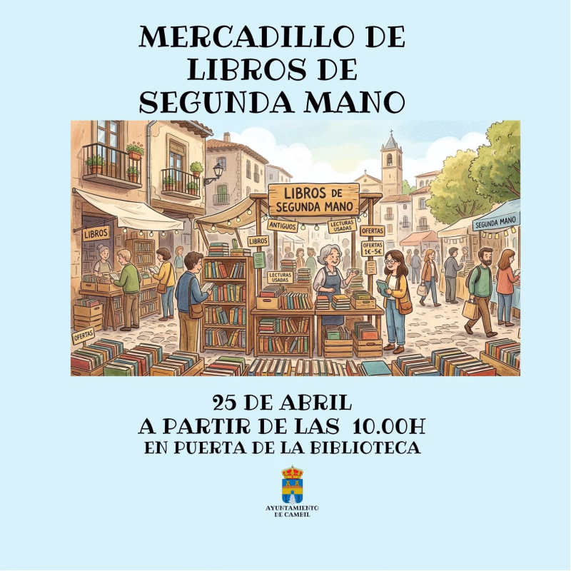 Mercadillo de Libros de Segunda Mano en Cambil