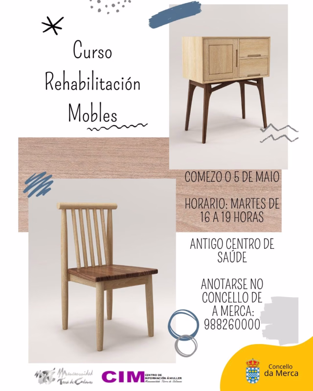 Curso de Rehabilitación de Mobles en A Merca