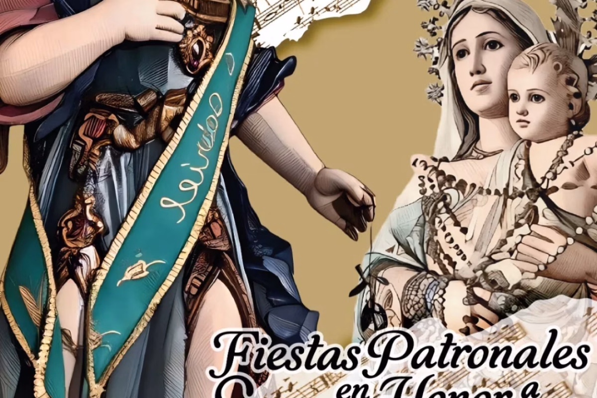 Cartel de Fiestas Patronales en Honor a San Gabriel en El Borge