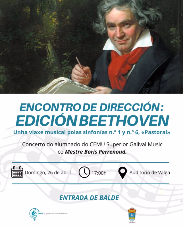 Concierto del Encuentro de Dirección: Edición Beethoven en Valga