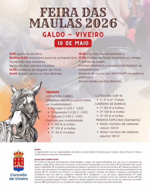 Feira das Maulas 2026 en Viveiro
