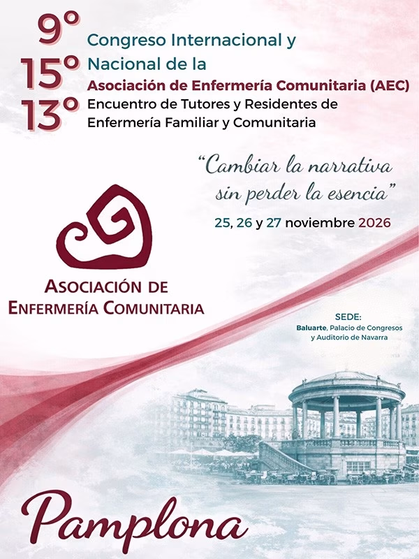 9º Congreso Internacional y 15º Congreso Nacional de la Asociación de Enfermería Comunitaria (AEC) en Pamplona