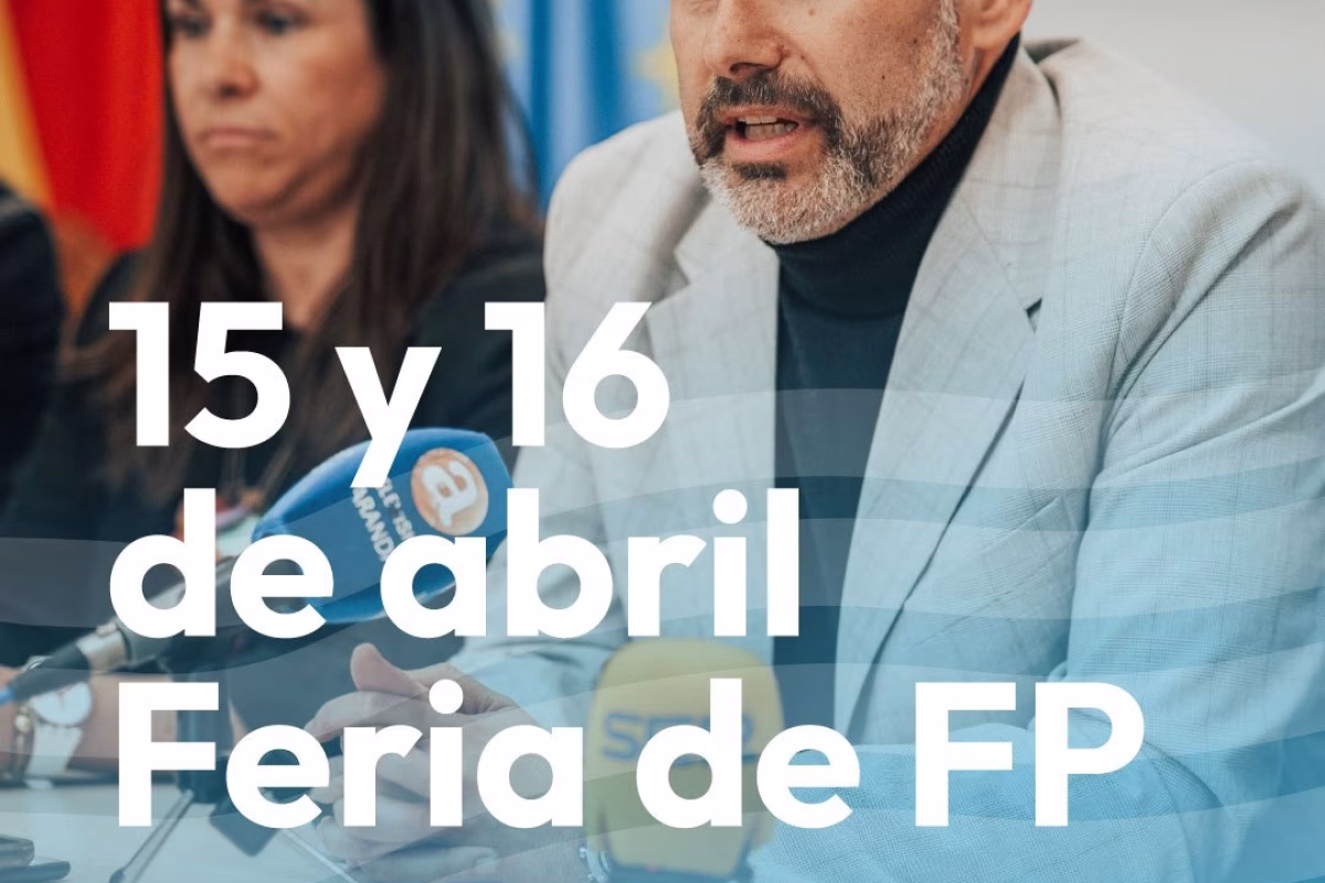 Cartel de VII Feria de Formación Profesional en Aranda de Duero