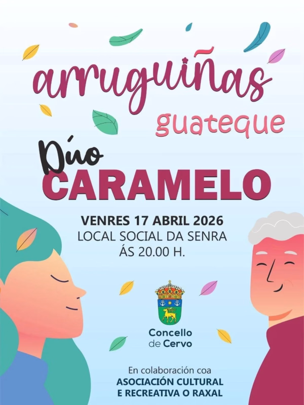 Cartel de Axenda de Actividades en Cervo en Cervo