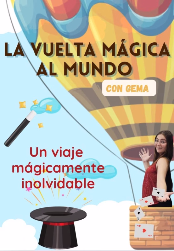 A volta máxica ó mundo - Moc Moc Maga Gema en Muros