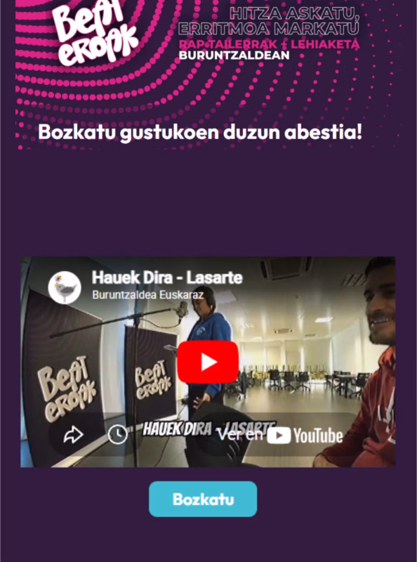 Votación para BEAT EROAK - Lasarte-Oria en Lasarte-Oria
