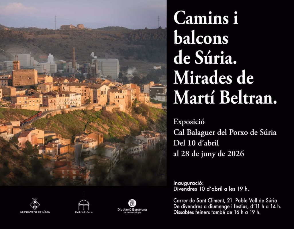 Inauguració de l’exposició ‘Camins i balcons de Súria. Mirades de Martí Beltran’ en Súria