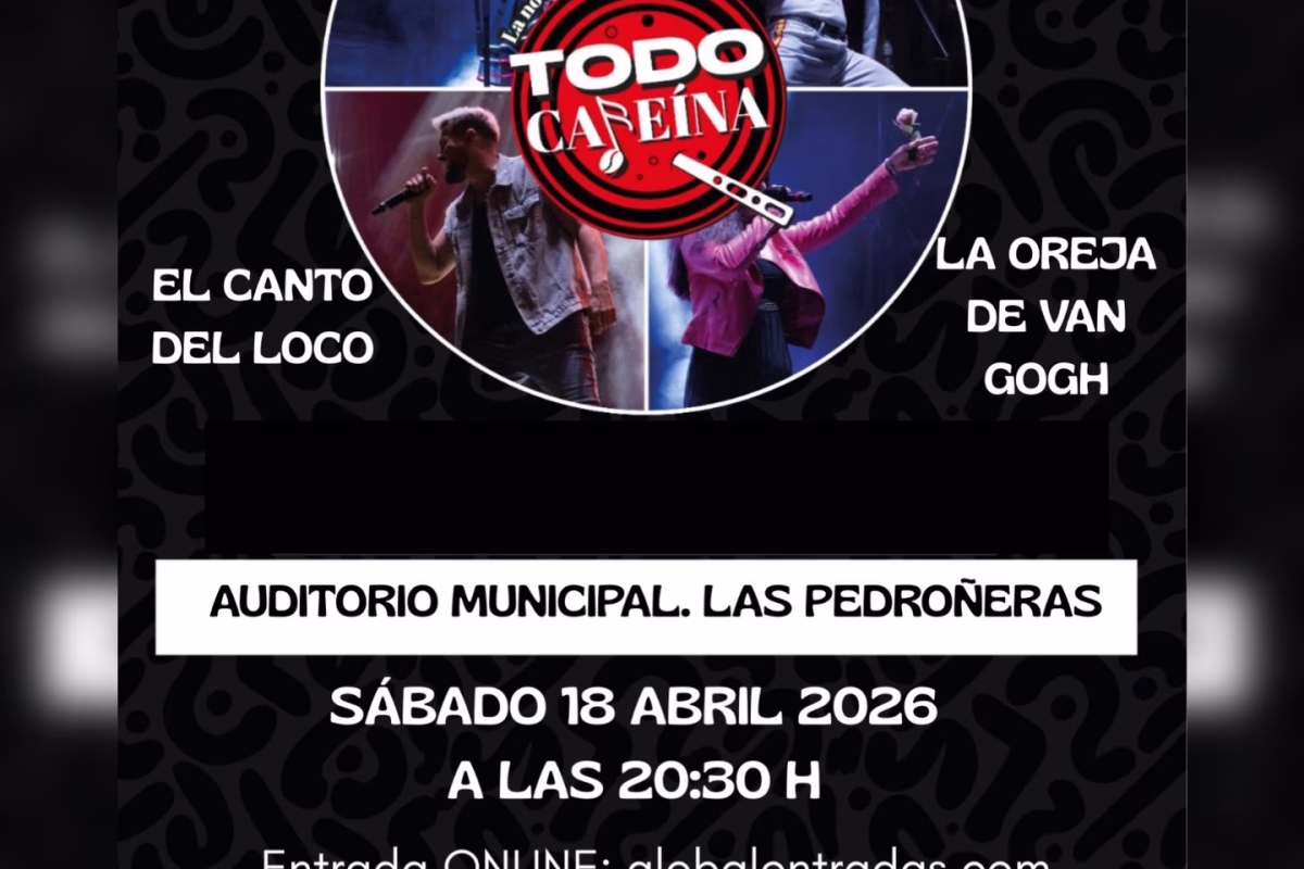 Cartel de Noche de Tributos en Las Pedroñeras